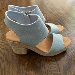 Majorca Rope Platform Sandal | Tom’s | size 7.5